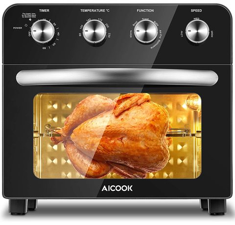 Main view of the Aicook Air Fryer Toaster Oven.