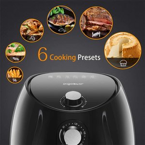 Aigostar Air Fryer's 6 pre-set programs.
