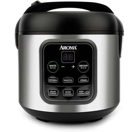 Main view of the Aroma Housewares ARC-6206C Rice Cooker.