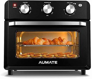 AUMATE Air Fryer Oven in use.