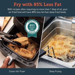 COSORI Air Fryer in use.