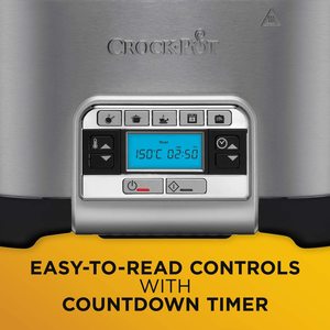 Crock-Pot CSC024 Multi-Cooker's controls.