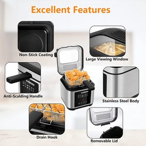 CUSIMAX Deep Fryer's features.