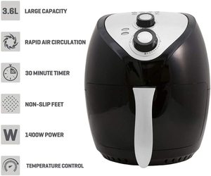 Daewoo SDA1553 Healthy Living Air Fryer's features.