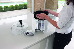 De'Longhi F26237.W Deep Fryer's components.