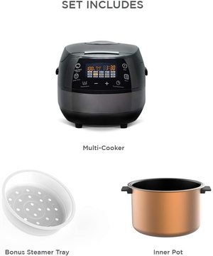 Drew&Cole CleverChef 14-in-1 Multi-Cooker's accessories.