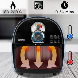 Duronic AF1/B Air Fryer's cooking method.