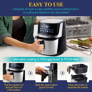 Elegant Life Air Fryer's basket.
