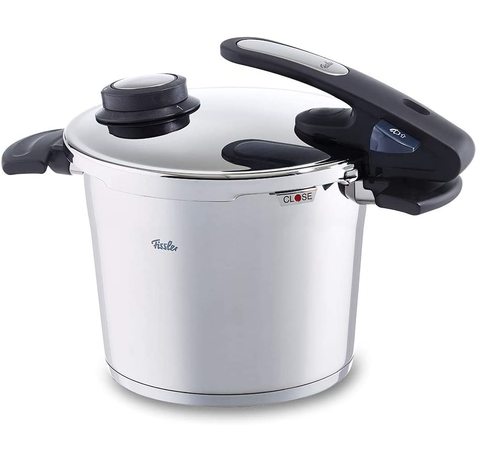 Main view of the Fissler vitavit edition design Pressure Cooker.