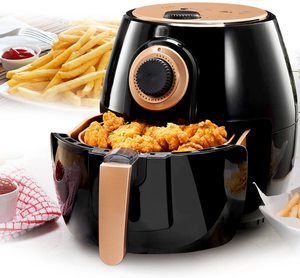 Gotham Steel Air Fryer's capacity.