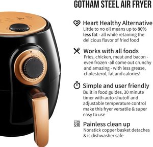 Gotham Steel Air Fryer's features.
