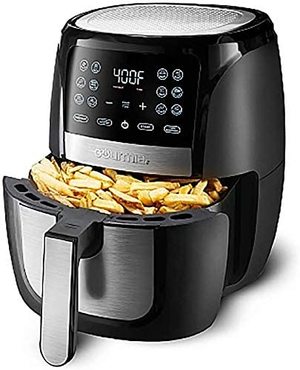 Gourmia Digital Air Fryer in use.