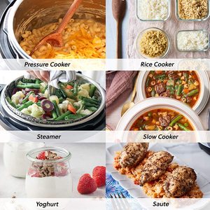 Instant Pot IP-Duo-30 Mini Multi-Cooker's multiple uses.