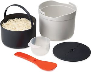 Joseph Joseph 45002 M-Cuisine Microwave Rice Cooker's components.