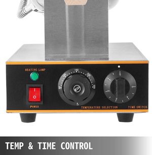 KITGARN Bubble Waffle Maker's controls.