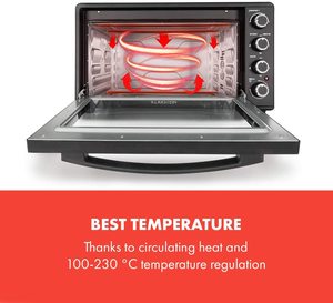 Klarstein MasterChef 60L Mini Oven convection cooking.