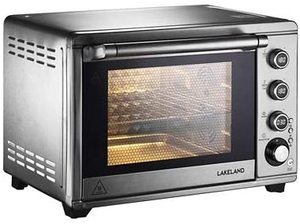 Illuminated view of the Lakeland Digital Mini Oven.