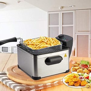 Laptronix Deep Fat Fryer in use.
