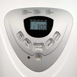 Morphy Richards 48280 Fastbake Breadmaker's controls.