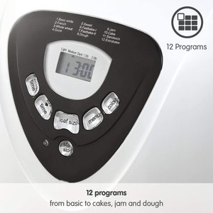 Morphy Richards 48281 Breadmaker's controls.