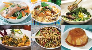 Example meals cooked with the Morphy Richards Intellisteam Food Steamer.