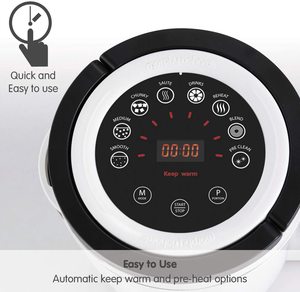 Morphy Richards Total Control Soup Maker's controls.
