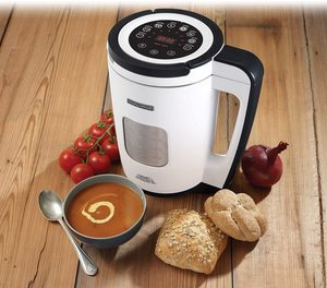 Morphy Richards Total Control Soup Maker in a kitchen.
