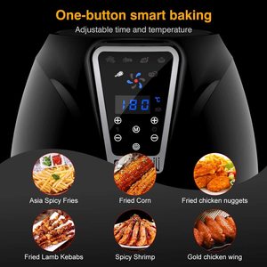 Various foods that the Muzili Air Fryer can cook.