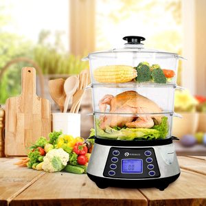 NaturoPure Food Steamer in use.