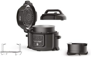 Ninja Foodi OP300UK Multi-Cooker's components.