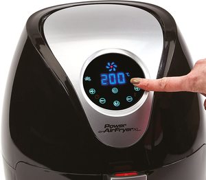 Power Air Fryer XL's controls.