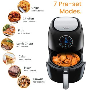 Pro Breeze 4.2L Air Fryer's pre-set programs.