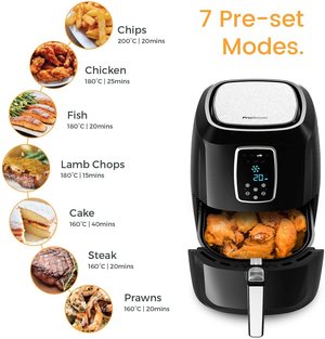 Pro Breeze XL 5.5L Air Fryer's pre-set programs.