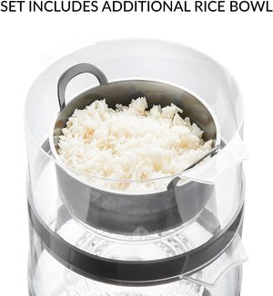 Quest 35220 Food Steamer's included rice bowl.