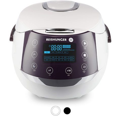 Main view of the Reishunger Digital Rice Cooker and Steamer.