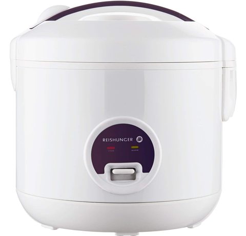 Main view of the Reishunger Rice Cooker and Steamer.