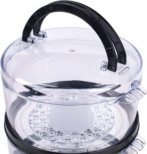 Close up view of the Salter EK2726 3 Tier Food Steamer.