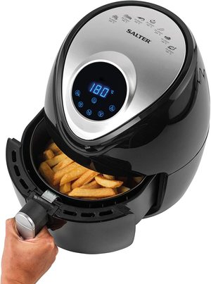 Salter EK4221 Air Fryer's handle.