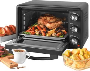 Salter EK4360 Mini Oven in use.