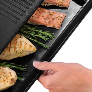 Salter EK4412 Family Health Grill's warming tray.