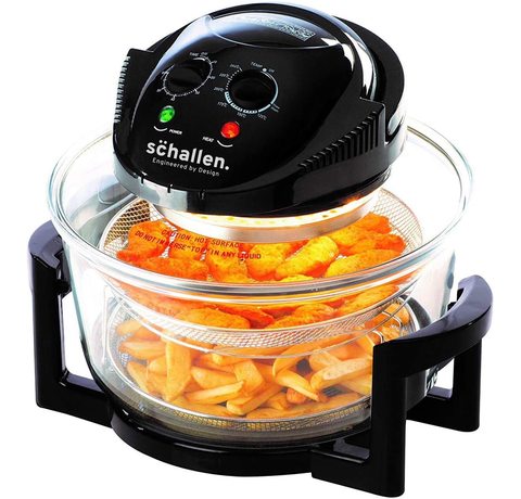 Main view of the Schallen SCH1001 Glass Air Fryer.