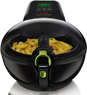 Tefal ActiFry Family Express Air Fryer in use.