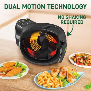 Tefal ActiFry Original Air Fryer's dual motion.