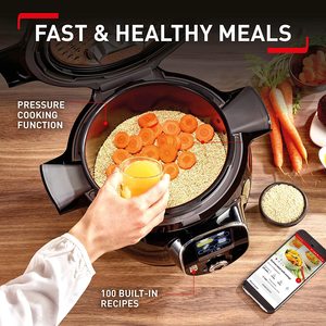 Inside view of the Tefal Cook4Me+ One Pot Digital Multi-Cooker.