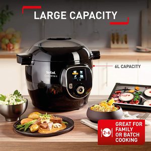 Tefal Cook4Me+ One Pot Digital Multi-Cooker's 6 litre capacity.