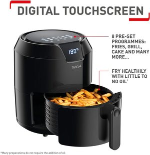 Tefal Easy Fry Precision Air Fryer's open basket.