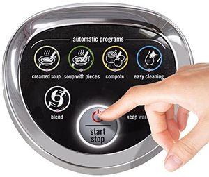 Tefal Easy Soup and Smoothie Maker's controls.