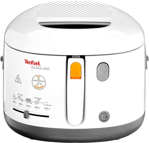 Tefal Filtra One Deep Fat Fryer Main view of the Tefal Filtra One Deep Fat Fryer.
