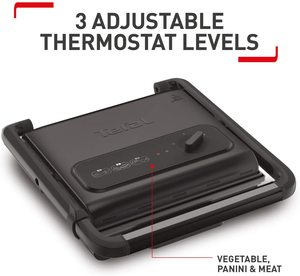 Tefal Inicio Adjust Grill's thermostat.