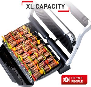 Tefal OptiGrill+ XL in use.